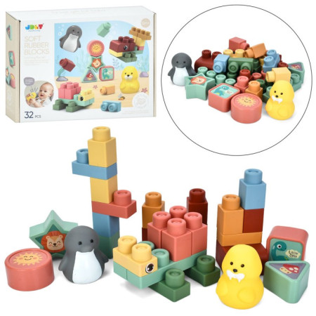 Конструктор игровой мягкий 6178 32 детали