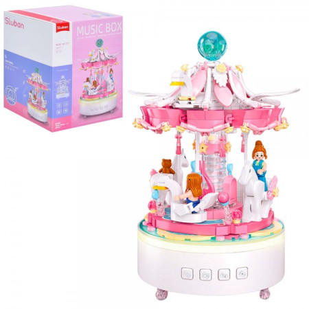 Конструктор игровой Sluban Карусель M38-B1171 591 деталь