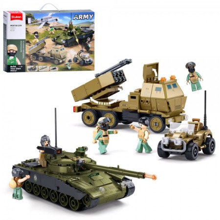 Конструктор игровой Sluban Army M38-B1259 579 деталей