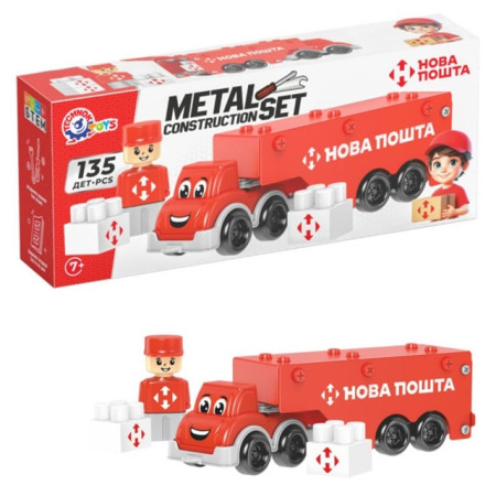 Конструктор игровой TECHNOK TOYS Новая Пошта 1416 135 деталей