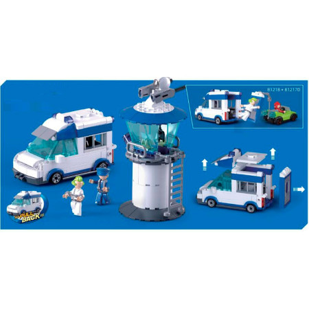 Конструктор Sluban Полиция M38-B1218 245 деталей