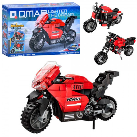 Конструктор игровой QMan Мотоцикл 42114 338 деталей