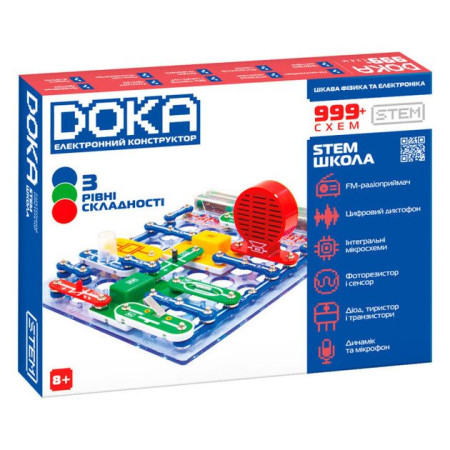 Конструктор электронный игровой Doka D70708 999 схем
