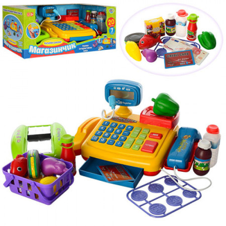 Детский игровой кассовый аппарат Limo Toy 7018-UA