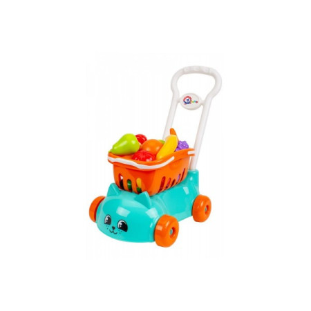 Игровой набор Технок Тележка T-7570 бирюзовая