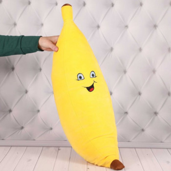 Мягкая игрушка подушка Копиця Банан 00284-05 69x18x19 см