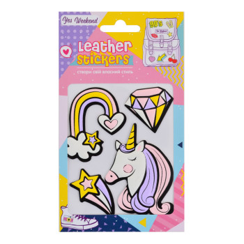 Набор наклеек YES Leather stikers Unicorn 531620