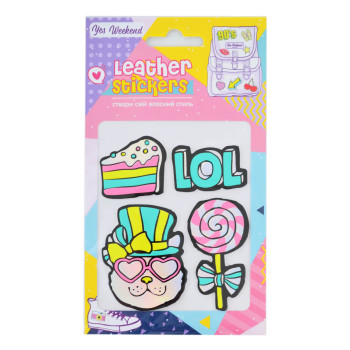 Набор наклеек YES Leather stikers Sweets 531622
