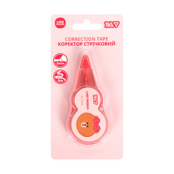 Корректор-ручка ленточный YES Line Friends 340129 6 м