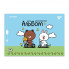 Альбом для рисования скоба с перфорацией А4 YES Line Friends 130605 28 листов
