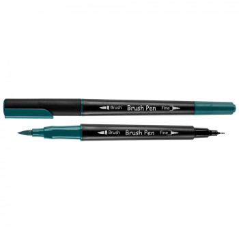 Маркер акварельный Santi Brush SW-16 391016 сине-знленый