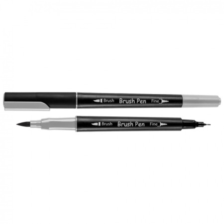 Маркер акварельный Santi Brush SW-26 391026 светло-серый