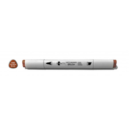 Маркер двусторонний акварельный Santi sketch SM-56 390722 керамический керпич