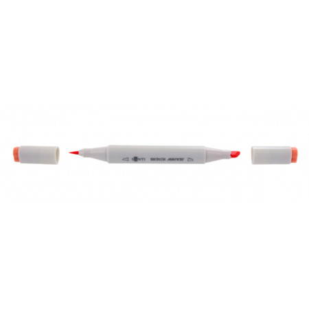 Маркер двусторонний Santi sketch SM-18 390525 коралловый