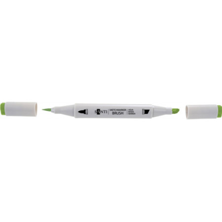 Маркер двусторонний акварельный Santi sketch SM-76 390749 бледно-оливковый
