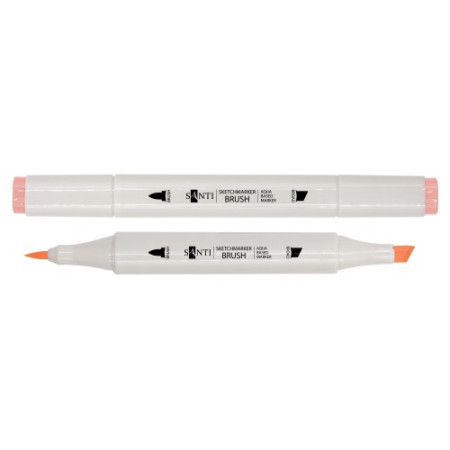 Маркер двусторонний акварельный Santi sketch SM-78 391108 розовый персик