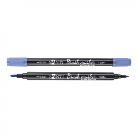 Маркер акварельный Santi Brush SWB-18 391074 берлинская лазурь