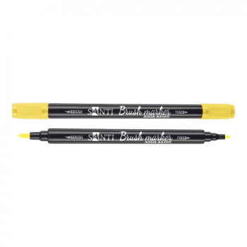 Маркер акварельный Santi Brush SWB-02 391058 желтый