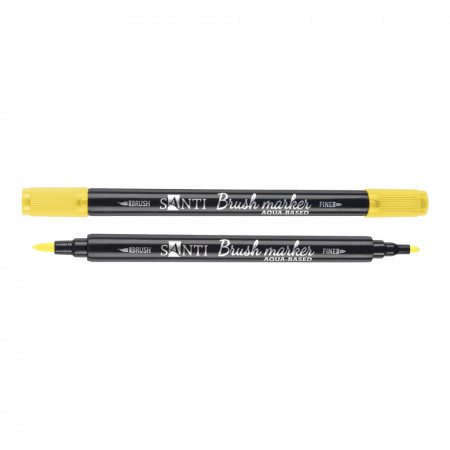 Маркер акварельный Santi Brush SWB-02 391058 желтый