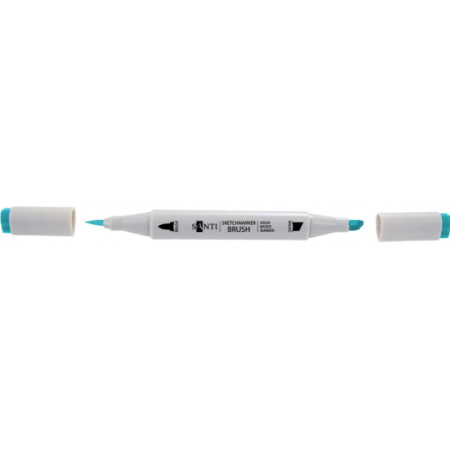 Маркер двусторонний акварельный Santi sketch SM-70 390743 голубо-берюзовый