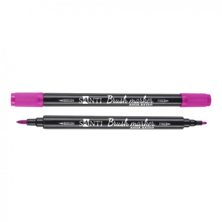 Маркер акварельный Santi Brush SWB-08 391064 фуксия