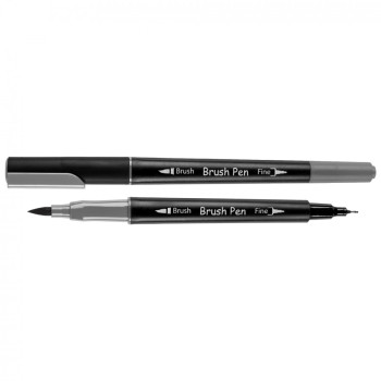 Маркер акварельный Santi Brush SW-25 391025 серый