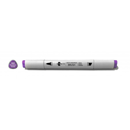 Маркер двусторонний акварельный Santi sketch SM-65 390731 красно-фиолетовый