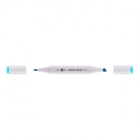 Маркер двусторонний Santi sketch SM-39 390580 небесно-голубой
