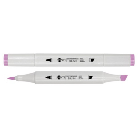 Маркер двусторонний акварельный Santi sketch SM-84 391114 розово-лиловый