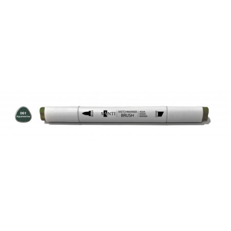 Маркер двусторонний акварельный Santi sketch SM-61 390727 аквамарин