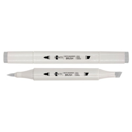 Маркер двусторонний акварельный Santi sketch SM-91 391121 холодный серый
