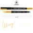 Маркер акварельный Santi Brush SW-02 391002 желтый