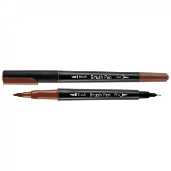 Маркер акварельный Santi Brush SW-23 391023 темно-коричневый