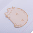 Бумага для заметок с липким слоем фигурная YES Cute Pusheen 170424 40 листов