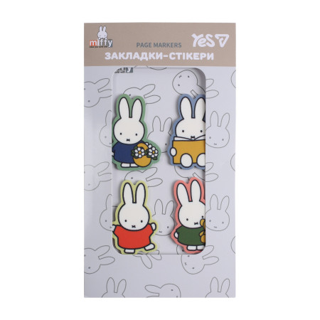 Закладки-стикеры Yes Miffy 170448 4х20 см 80 шт