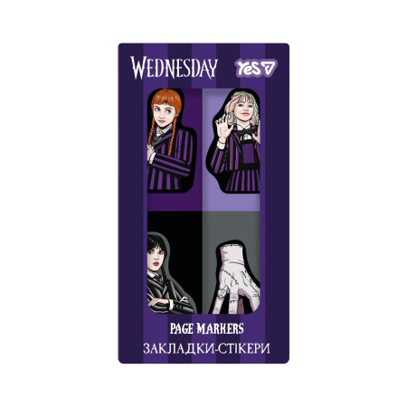 Закладки-стикеры Yes Wednesday 170475 4х20 см 80 шт