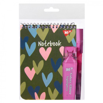Набор канцелярский YES Hearts № 1 450154 3 предмета