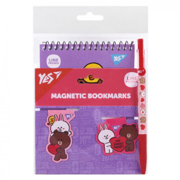 Набор канцелярский YES Line Friends № 3 450153 3 предмета