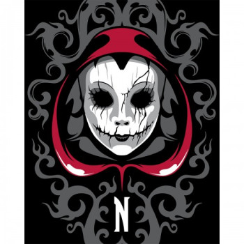 Картина по номерам с LED подсветкой Santi Wednesday Ominous Mask 955078 40х50 см