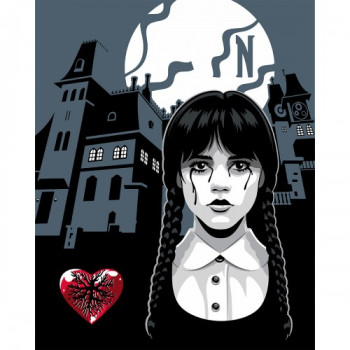 Картина по номерам Santi Wednesday Nevermore Academy 955059 40х50 см