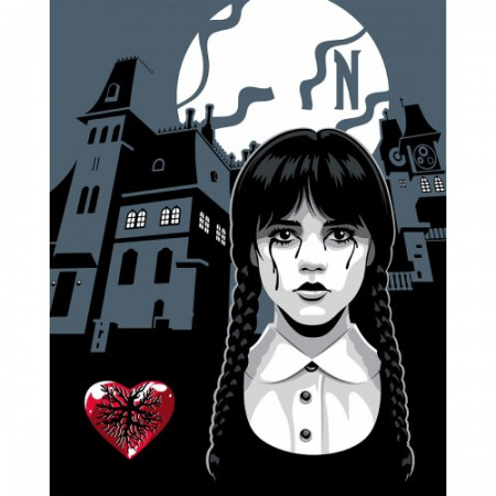 Картина по номерам Santi Wednesday Nevermore Academy 955059 40х50 см