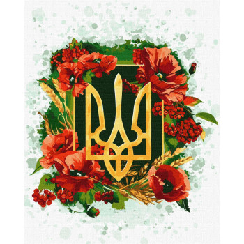 Картина по номерам Идейка Цветущий трезубец KHO5009 40х50 см