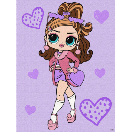 Картина по номерам Идейка L.O.L. Surprise! Tweens Fancy Gurl KHO6284 30х40 см