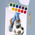 Акварель для рисования YES Football 110307 12 цветов