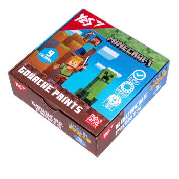 Гуашь YES Minecraft 230406 9 цветов