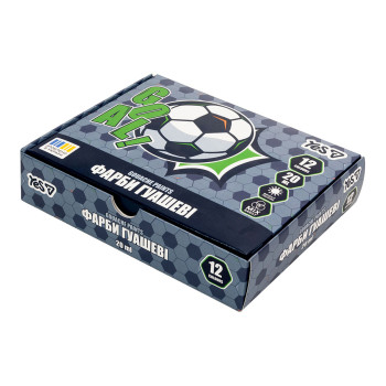Гуашь YES Football 230453 12 цветов