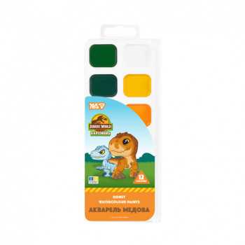 Акварель для рисования YES Jurassic World Kids 110316 12 цветов