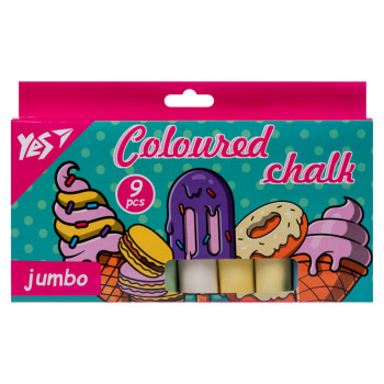 Мел цветной круглый Yes Sweet Cream 400504 9 цветов