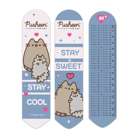 Закладка для книги 2D YES Pusheen Blue 708340 19х4.5 см