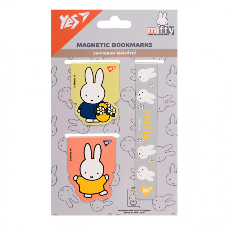 Закладка для книги YES Miffy 708356 3 шт
